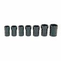 Williams Socket Set, 7 Pieces, 1/2 Inch Dr, 1/2 Inch Size JHWTSMS5107